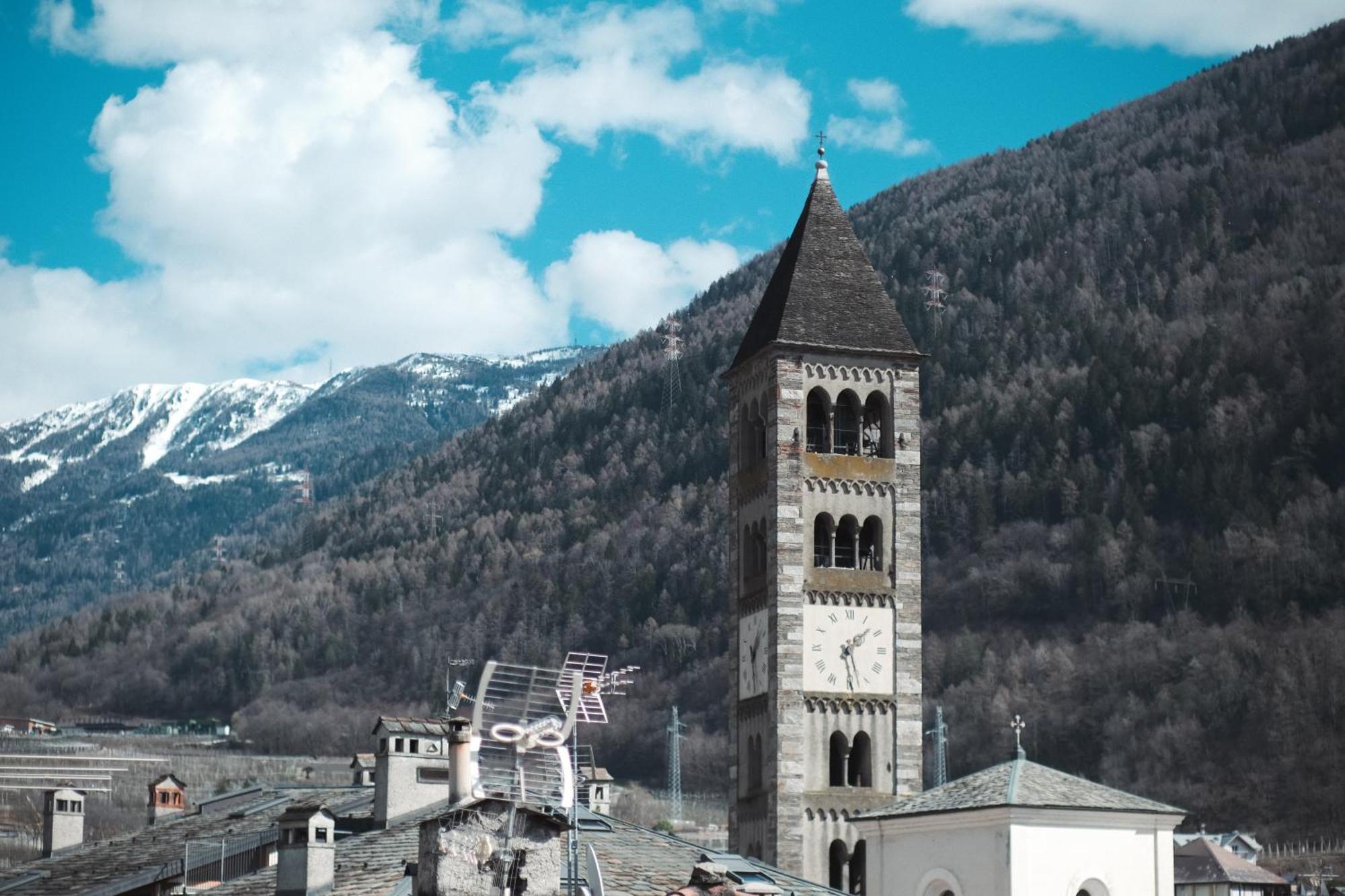 Penthouse Con Vista 6 Minuti Dal Bernina Express Apartment Tirano Exterior photo